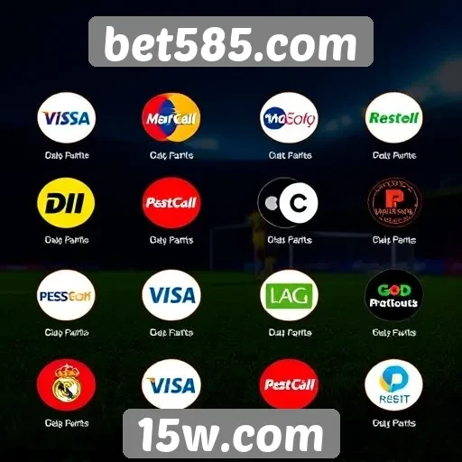 Métodos de pagamento oferecidos pelo bet585.com