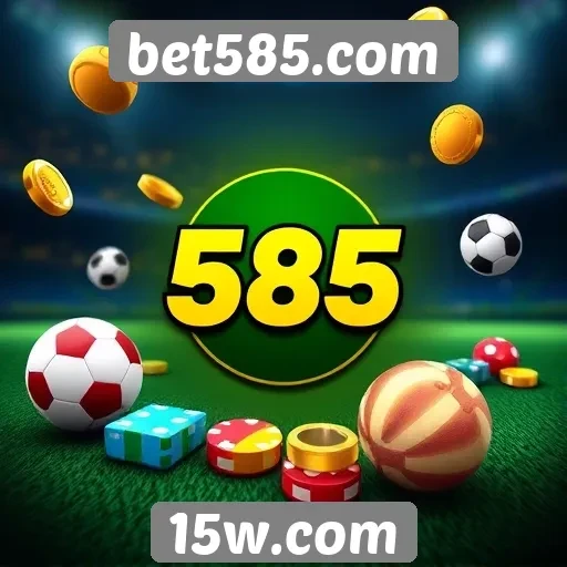 Variedade de jogos disponíveis no bet585.com
